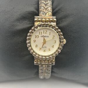 Geneva Elite #855 Stainless Steel Women’s Watch 25mm Working